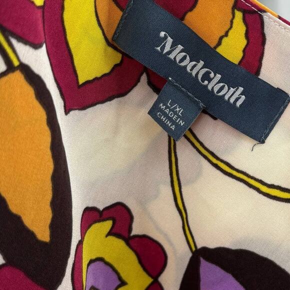 ModCloth Certainly Styled Floral Retro Cream Kimono - Picture 9 of 11